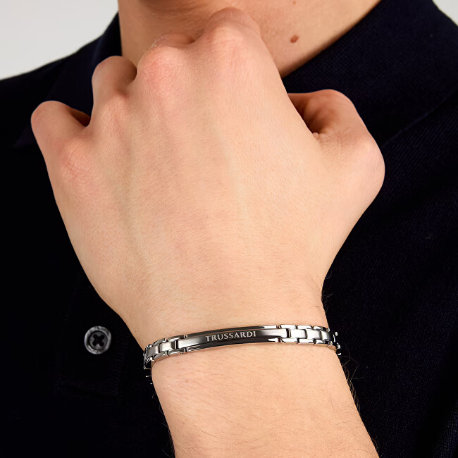 Trussardi Nadčasový ocelový náramek pro muže T-Steel TJAXV24