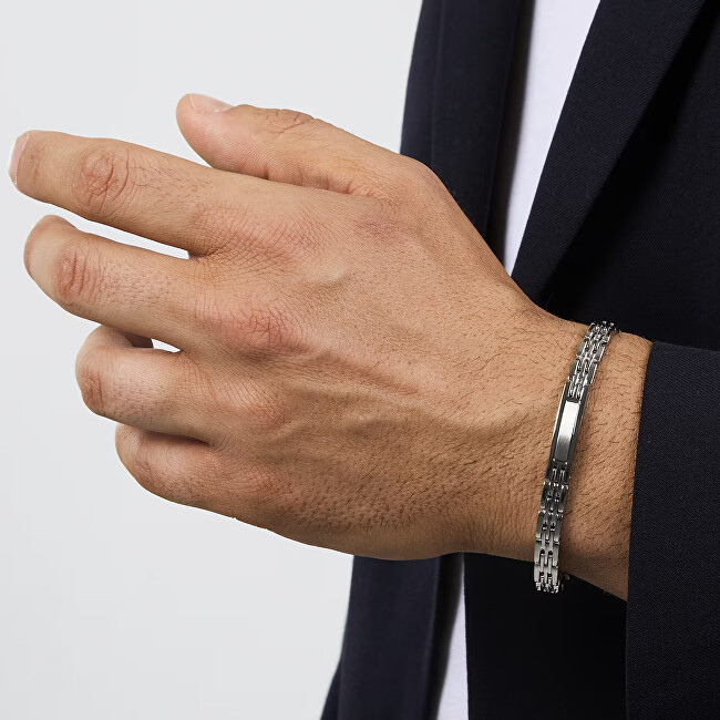 Trussardi Nadčasový ocelový náramek pro muže T-Steel TJAXV35