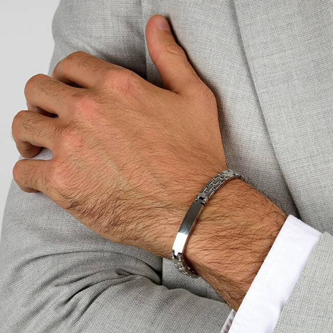 Trussardi Nadčasový ocelový náramek T-Steel TJAXV13