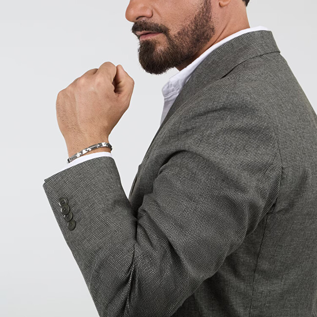 Trussardi Nadčasový pánský náramek z oceli T-Steel TJAXV28