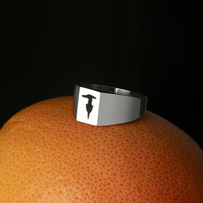 Trussardi Pánský fashion ocelový prsten T-Steel TJAXV450