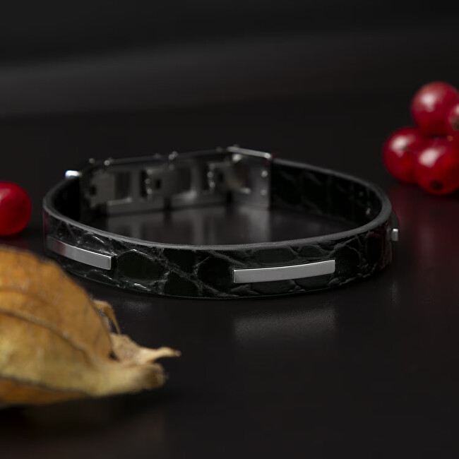 Trussardi Pánský náramek z kůže T-Leather TJAXZ09