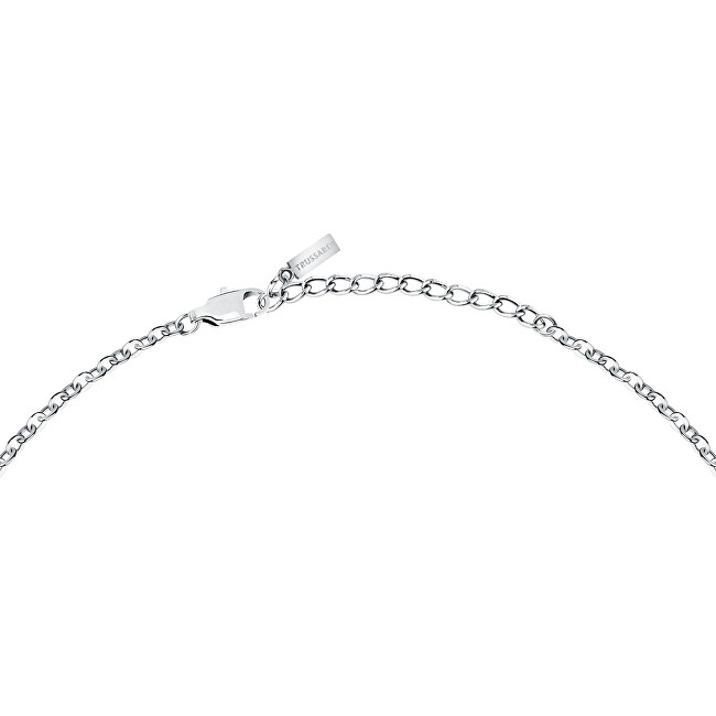 Trussardi Pánský ocelový náhrdelník Rolo T-Steel TJAXV60
