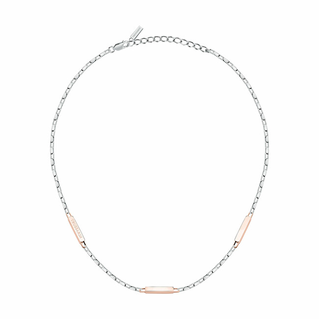 Trussardi Bicolor pánský náhrdelník z oceli T-Steel TJAXV29