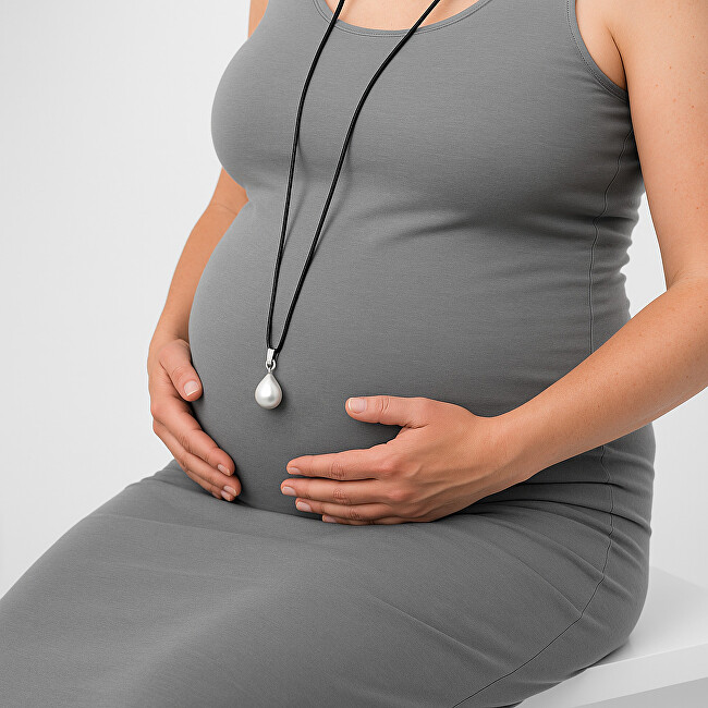 MUMMY BELL Těhotenská rolnička Kapka lásky - stříbrná