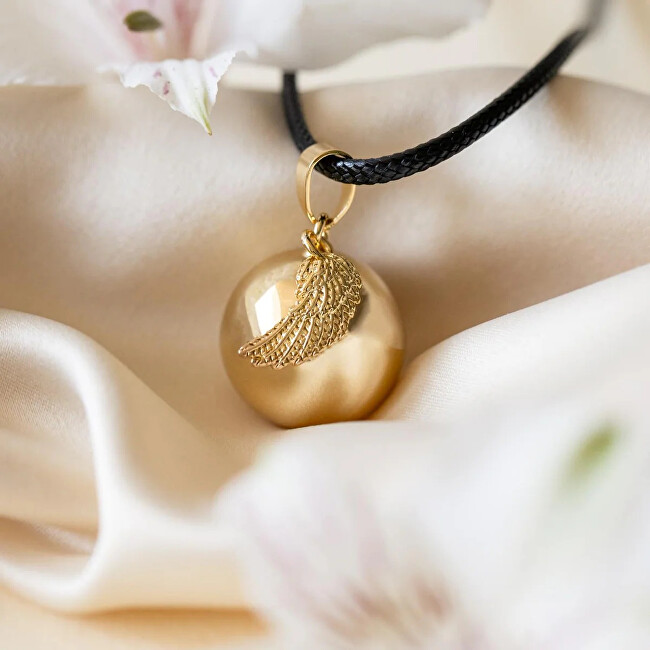 MUMMY BELL Těhotenská rolnička Andělské křídlo zlaté