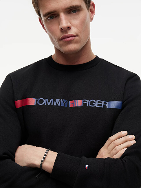 Tommy Hilfiger Černý šňurkový náramek 2790681
