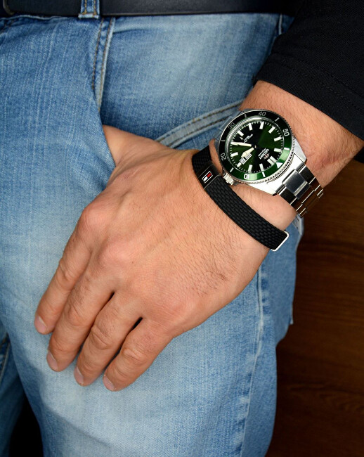 Tommy Hilfiger Elegantní silikonový náramek 2790240S