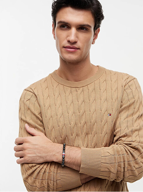 Tommy Hilfiger Korálkový náramek z onyxu Beads 2790712