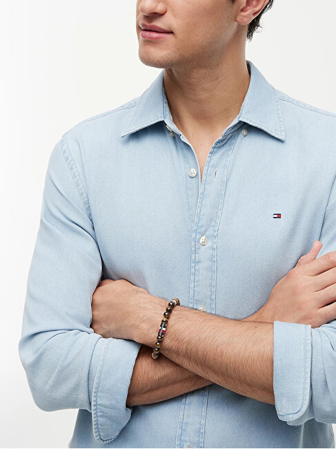 Tommy Hilfiger Korálkový náramek z tygřího oka Beads 2790714