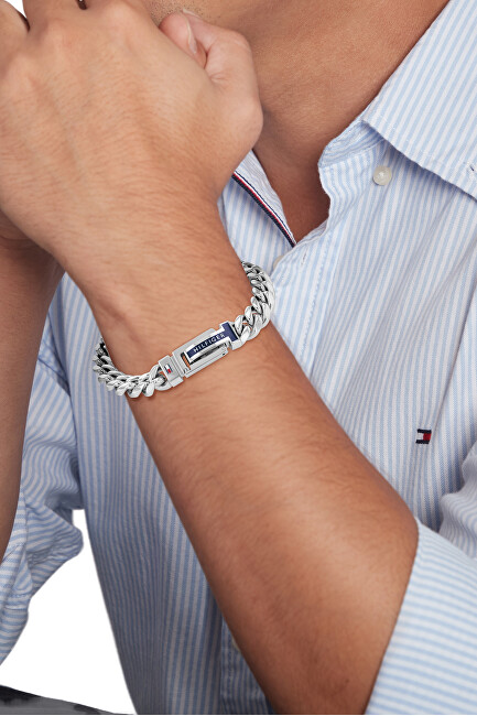 Tommy Hilfiger Luxusní pánský náramek z oceli 2790433