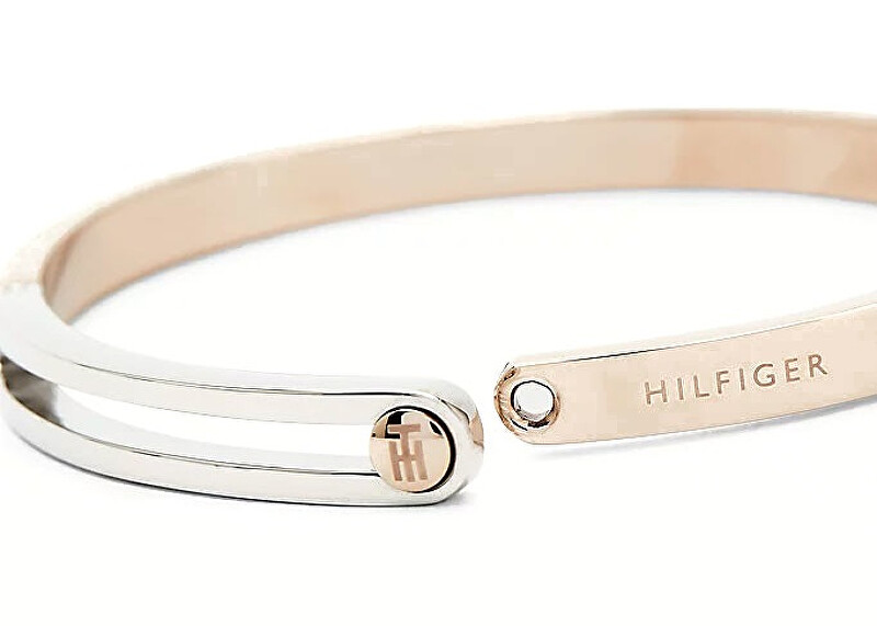 Tommy Hilfiger Luxusní pevný bicolor náramek 2780534