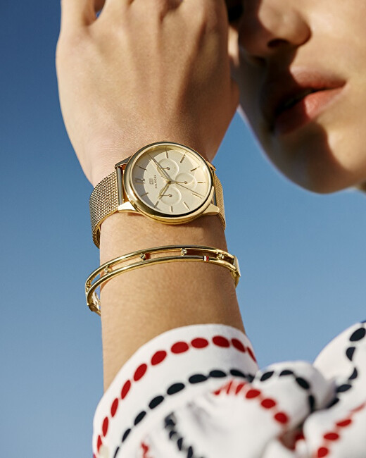 Tommy Hilfiger Luxusní pevný náramek s krystaly 2780610