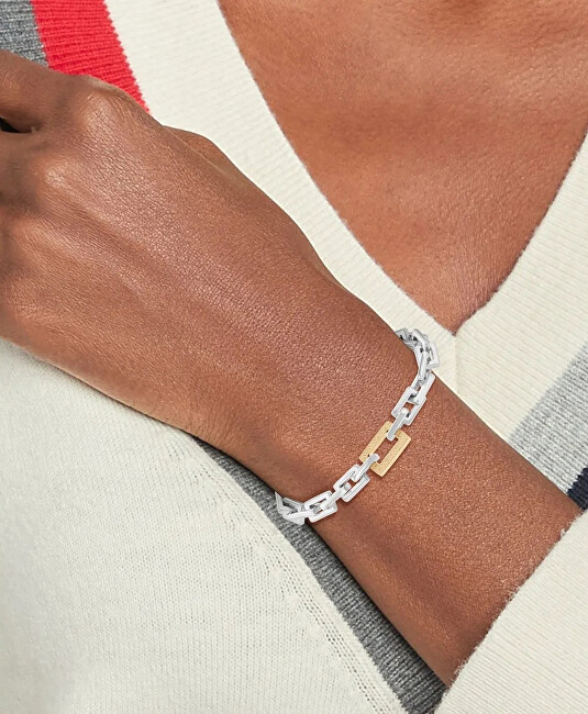 Tommy Hilfiger Masivní bicolor náramek z oceli 2780868