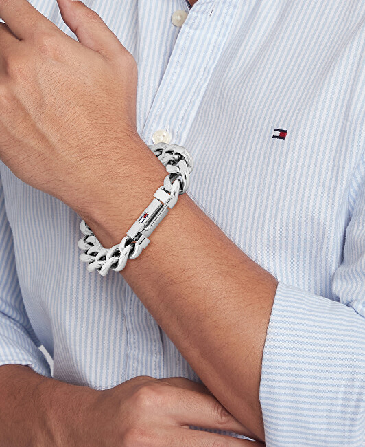 Tommy Hilfiger Masivní pánský náramek z oceli Wild 2790637