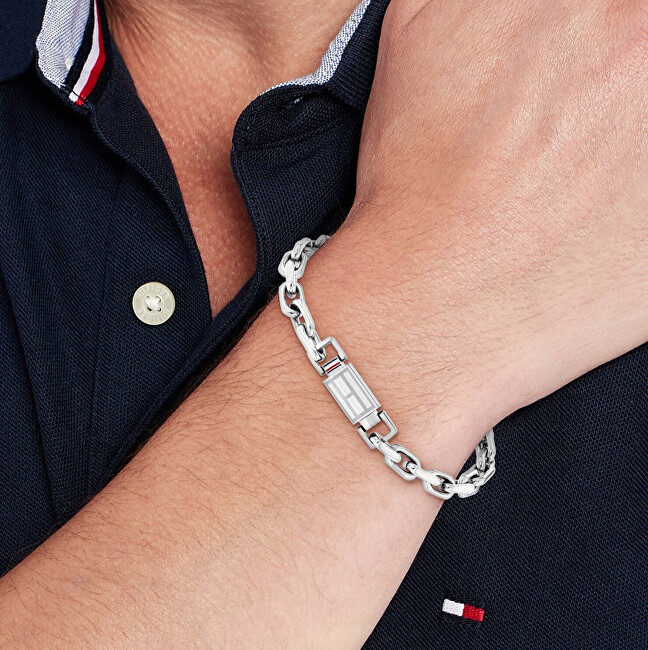 Tommy Hilfiger Moderní pozlacený náramek Iconic Hardware 2790716