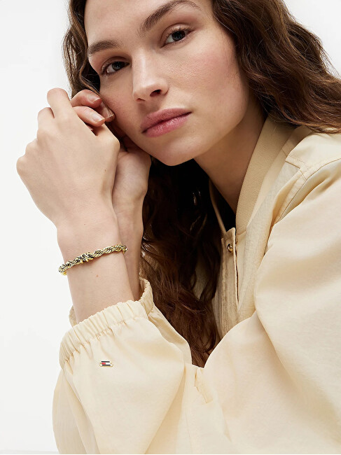 Tommy Hilfiger Moderní pozlacený náramek Nautical Charms 2781026