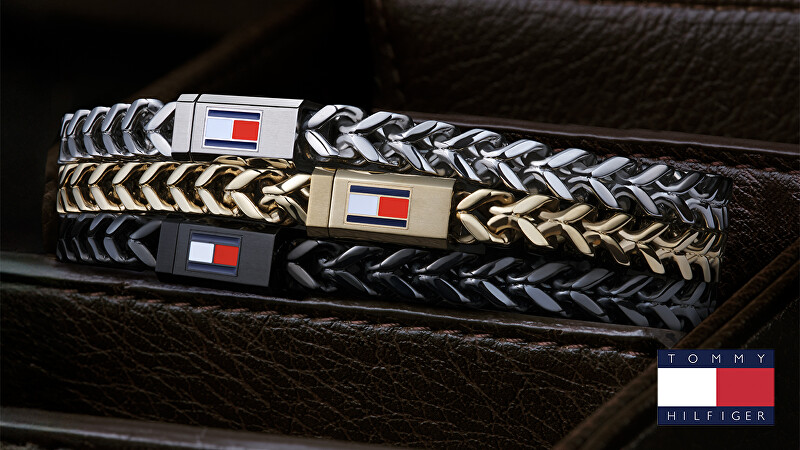 Tommy Hilfiger Moderní pozlacený náramek pro muže 2790648