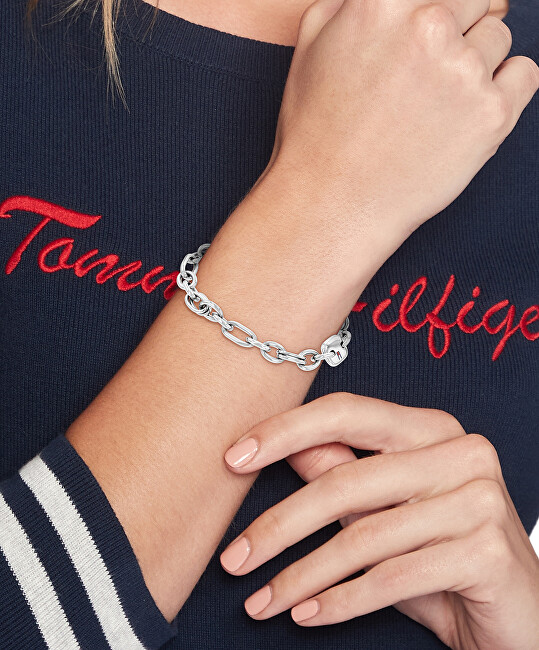 Tommy Hilfiger Módní náramek z oceli Contrast Link Chain 2780789