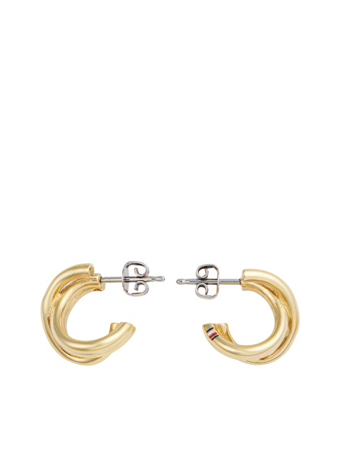 Tommy Hilfiger Luxusní pozlacené kruhy Nautical Knot 2780993