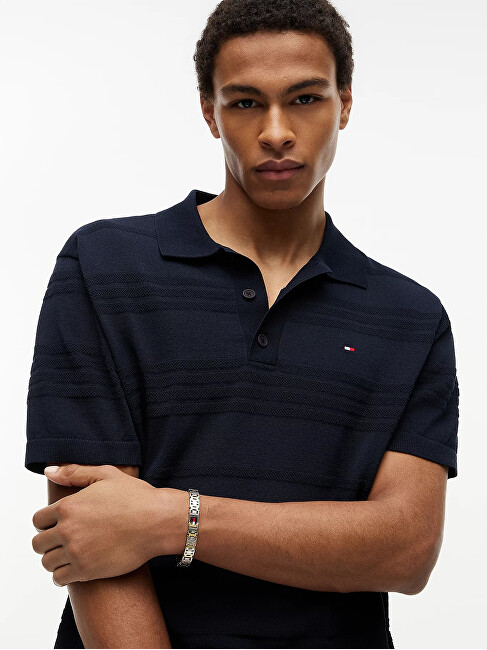 Tommy Hilfiger Ocelový bicolor náramek pro muže H-Link 2790683