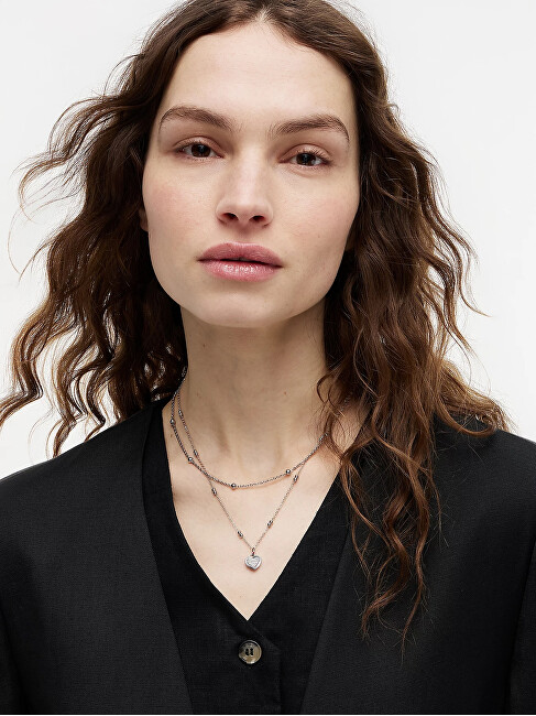 Tommy Hilfiger Ocelový dvojitý náhrdelník Layered 2781009