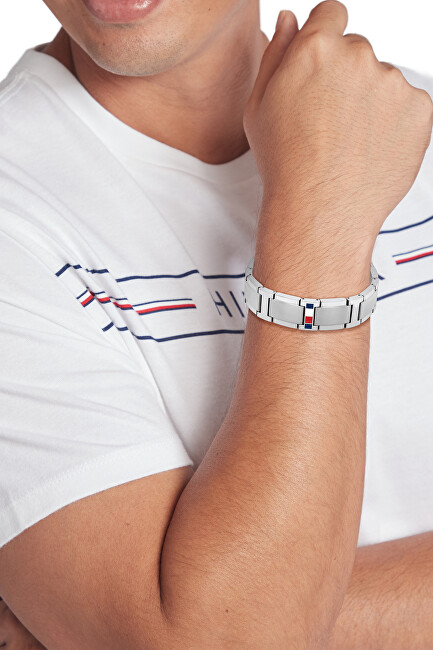 Tommy Hilfiger Ocelový módní náramek Jameson 2790657