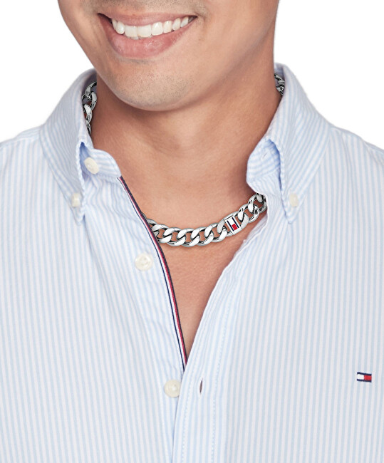 Tommy Hilfiger Originální ocelový náhrdelník pro muže Wild 2790635