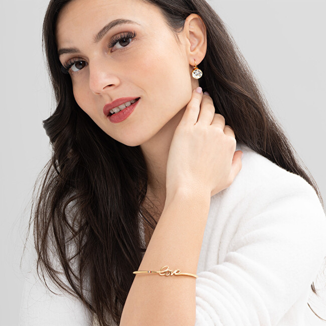 Tommy Hilfiger Pevný zlatý náramek Love 2700941
