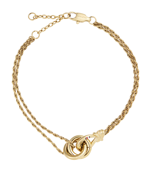 Tommy Hilfiger Pozlacený ocelový náramek pro ženy Nautical Knot 2780991