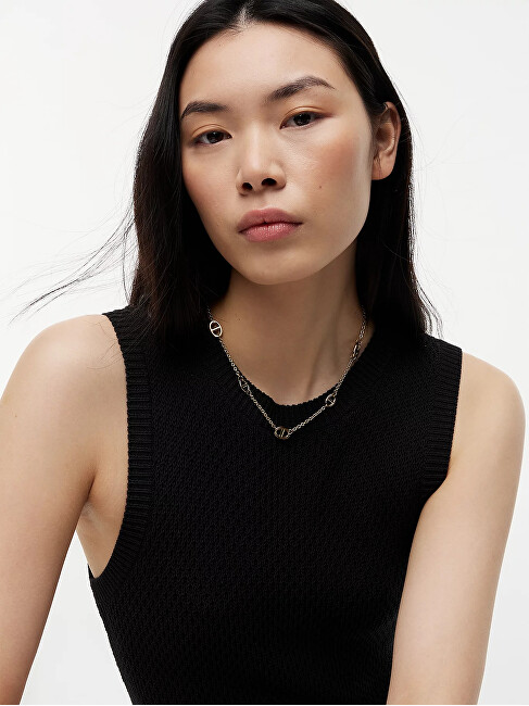 Tommy Hilfiger Slušivý pozlacený náhrdelník Marina 2781022