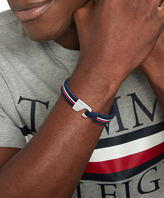 Tommy Hilfiger Sportovní silikonový náramek pro muže 2790606