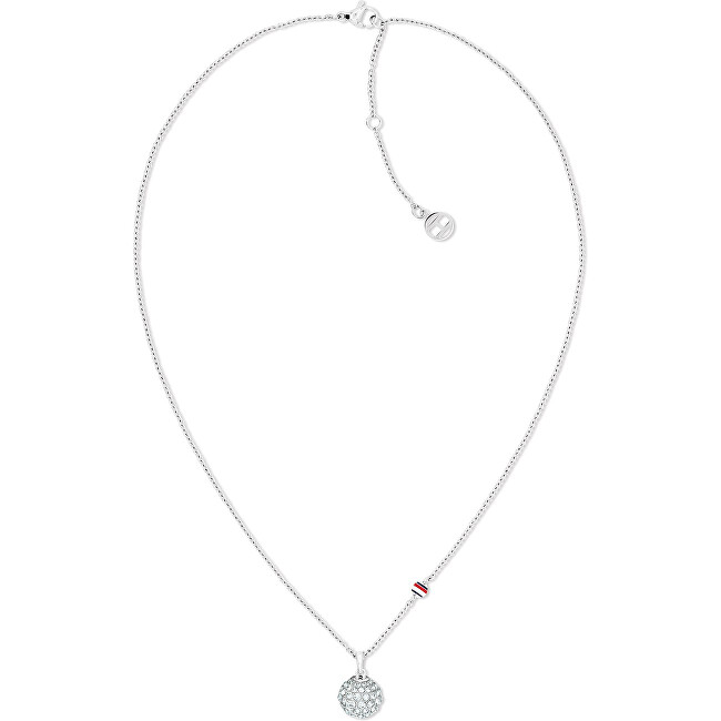 Tommy Hilfiger Dámsky oceľový náhrdelník s kryštálmi 2781074