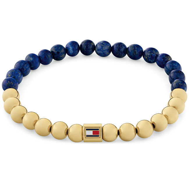 Tommy Hilfiger Korálkový náramek s lapis lazuli Semi-Precious Beads 2780963