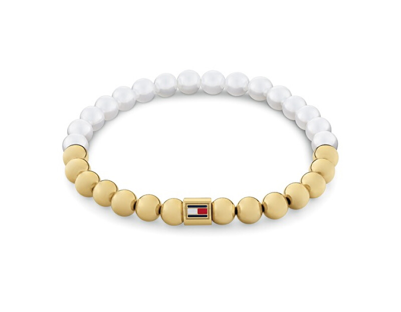 Tommy Hilfiger Korálkový náramek s umělou perlou Semi-Precious Beads 2780962