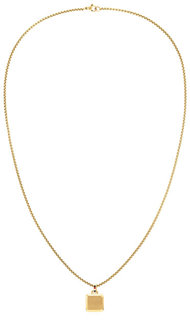 Tommy Hilfiger Minimalistický pozlacený náhrdelník pro muže 2790544