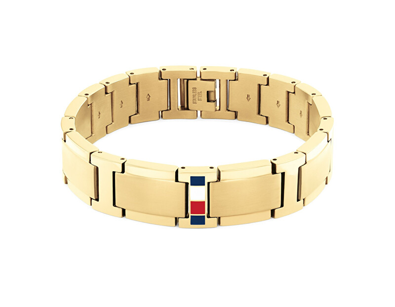 Tommy Hilfiger Pozlacený módní náramek z oceli Jameson 2790658