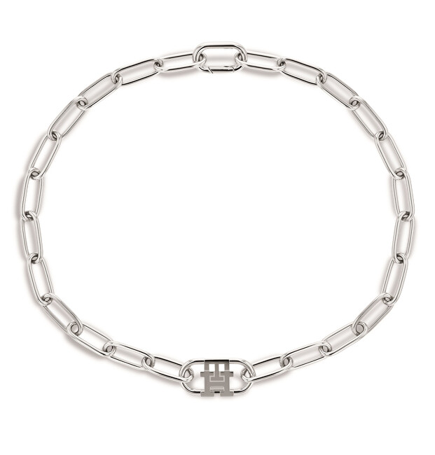 Tommy Hilfiger Módní ocelový náhrdelník Monogram 2780726