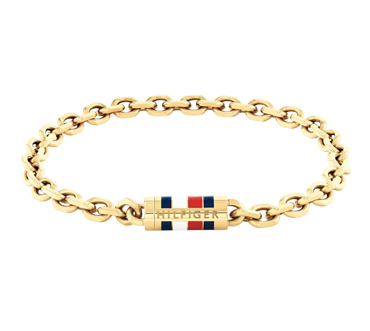 Tommy Hilfiger Originální pozlacený náramek Bruce Chain 2790653