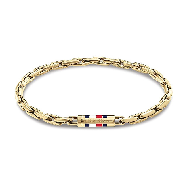 Tommy Hilfiger Originálny pozlátený náramok Men`s Chain 2790748 17,5 cm