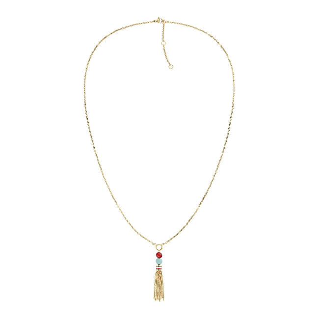 Tommy Hilfiger Pozlacený náhrdelník s přívěskem Modern Hippie 2781041