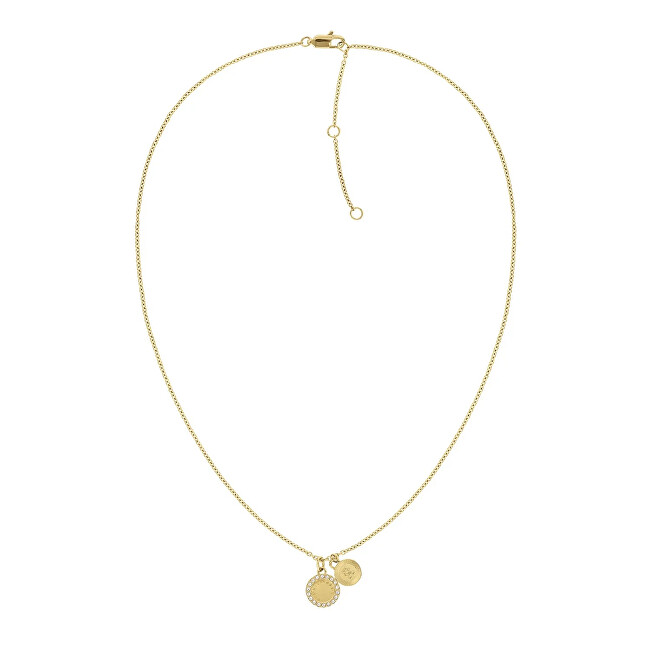 Tommy Hilfiger Stylový pozlacený náhrdelník s krystaly Mini Crystals 2780902