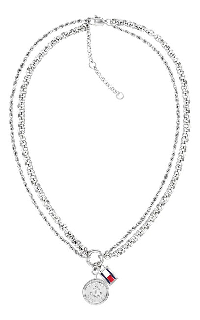 Tommy Hilfiger Úchvatný dvojitý náhrdelník Nautical Charms 2781023