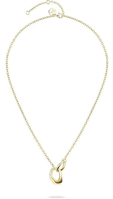 Tamaris Elegantní pozlacený náhrdelník Organic Shapes TJ-0616-N-45