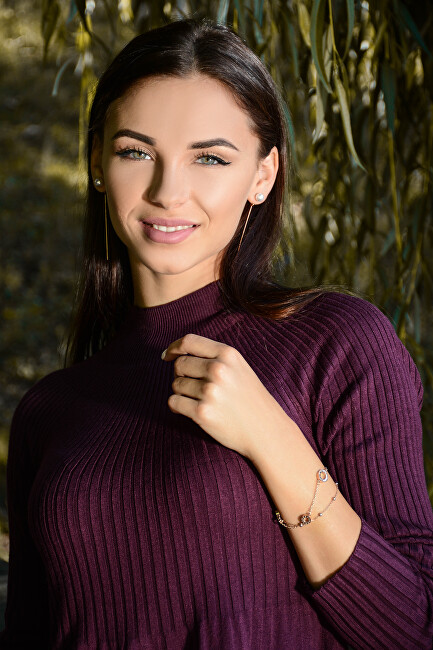 Troli Dvojitý bronzový náramek z oceli Love