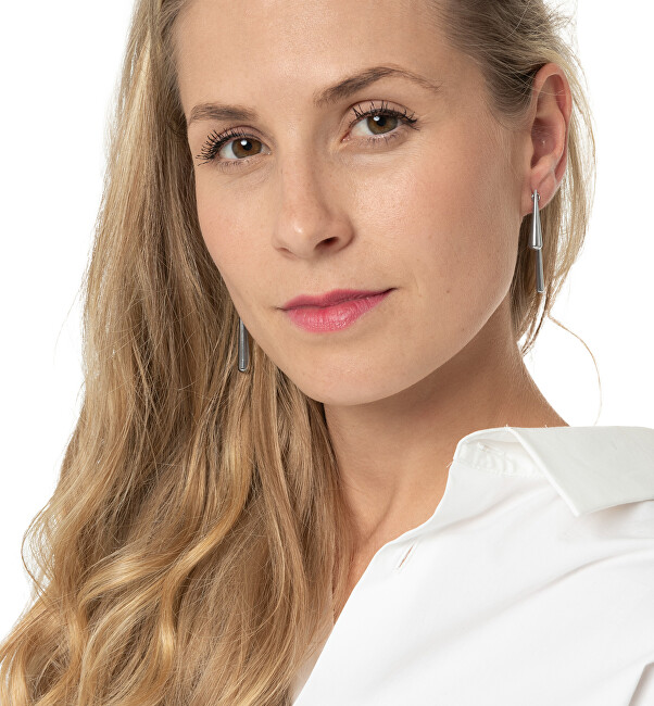 Troli Elegantní dámské náušnice z oceli 3v1