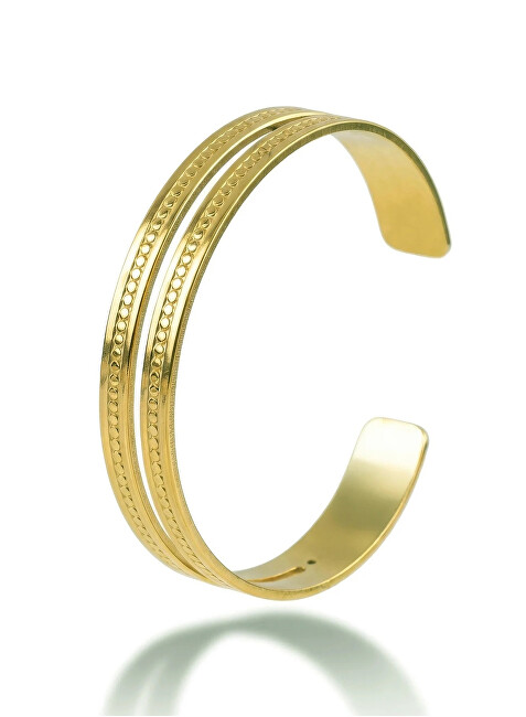 Victoria Walls Dvojitý pevný náramek Aurevia Gold VWB260667G