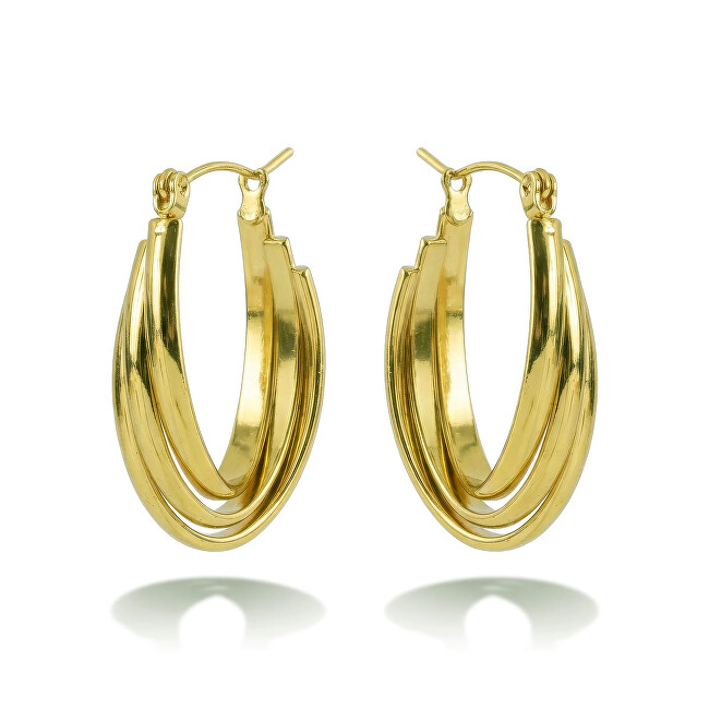 Victoria Walls Fashion pozlacené náušnice Xavielle Gold VWE260749G