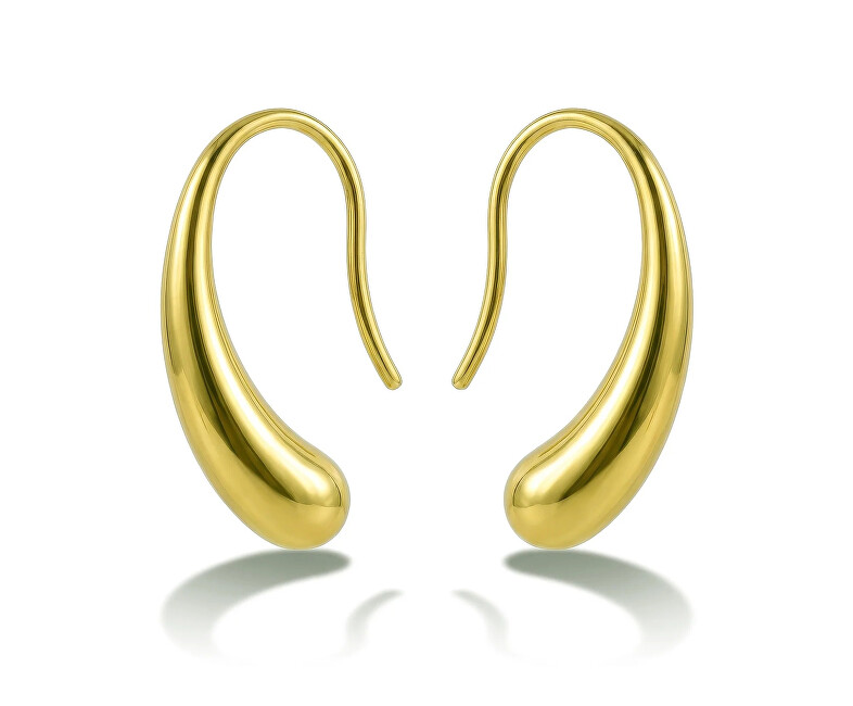 Victoria Walls Moderní pozlacené náušnice Gold Lavielle VWE260589G