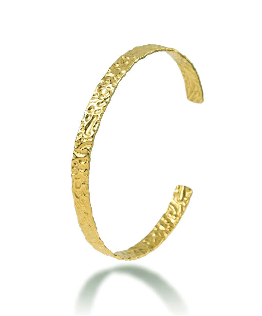 Victoria Walls Pevný pozlacený náramek Velmira Gold VWB260663G
